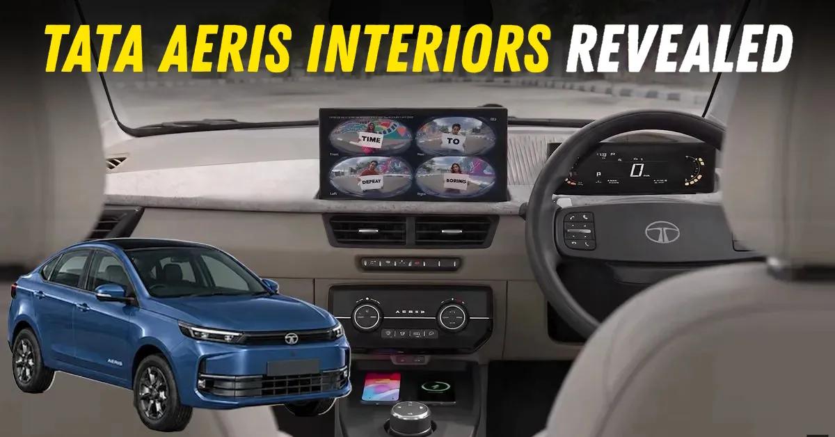 Tata Aeris Interior Teased Ahead of September 25 Debut